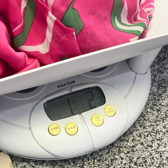 OneTheLand‎ Maxi Dress Pink Tropical Leaf Print Boho Resort Size Small VGUC - Picture 12 of 12